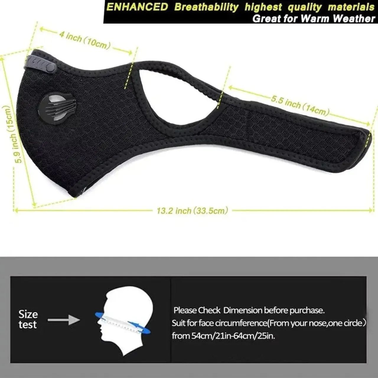 🔥Last Day 55% OFF 🔥 Reusable Carbon Filter Dust Mask – Built for Active Lifestyles